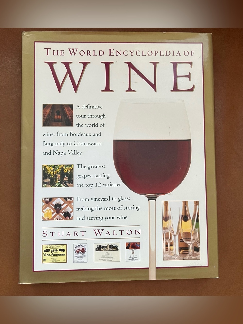 The World Encyclopedia of Wine by Stuart Walton Coffee Table Book Decor Book